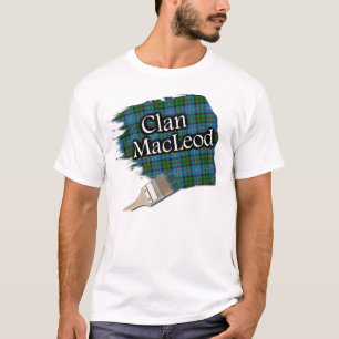 Clan MacLeod Scottish Tartan Paint Shirt