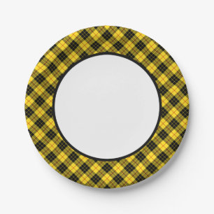 Clan MacLeod Tartan Border Paper Plates