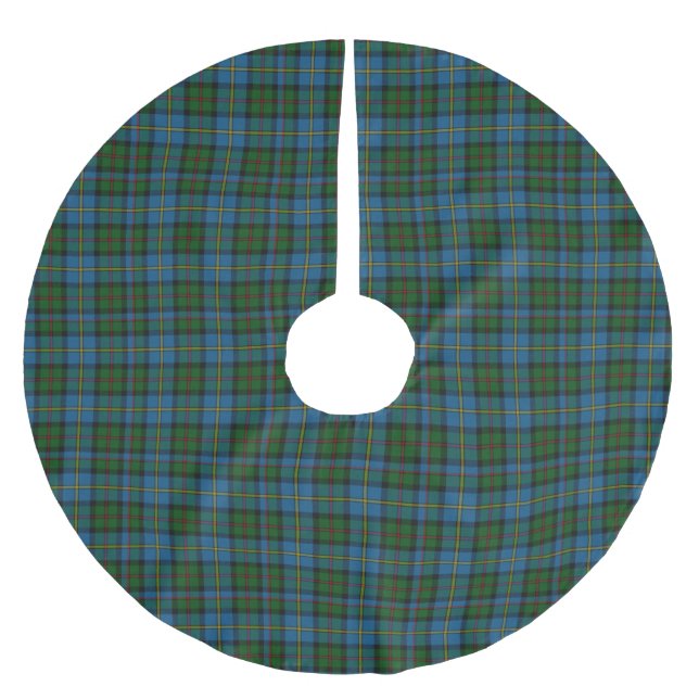 Clan MacLeod Tartan Plaid Tree Skirt (Front)