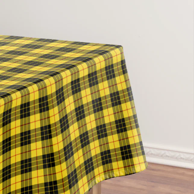 MacLeod Yellow Plaid Tartan Floor Mat