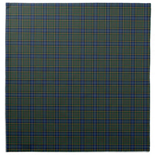 Clan MacMillan Blue and Green Scottish Tartan Napkin