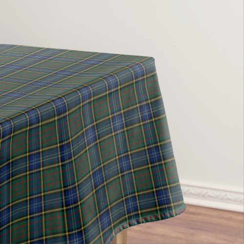 Clan MacMillan Blue and Green Scottish Tartan Tablecloth