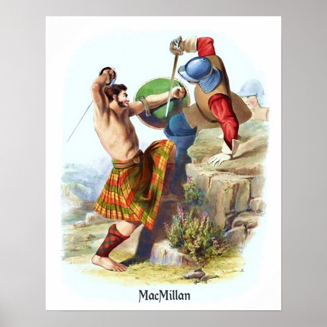 Clan MacMillan by R. R. McIan Poster (Front)