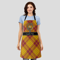 Clan MacMillan Crest over Dress Tartan Apron
