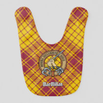 Clan MacMillan Crest over Dress Tartan Baby Bib