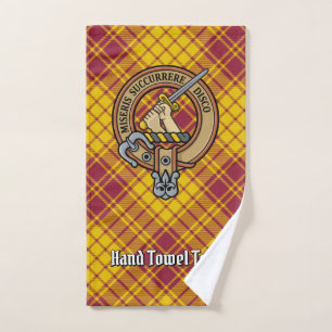 Clan MacMillan Crest over Dress Tartan Bath Towel Set