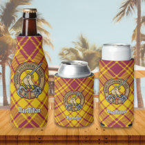 Clan MacMillan Crest over Dress Tartan Bottle Cooler