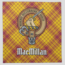 Clan MacMillan Crest over Dress Tartan Cloth Napkin