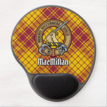 Clan MacMillan Crest over Dress Tartan Gel Mouse Pad