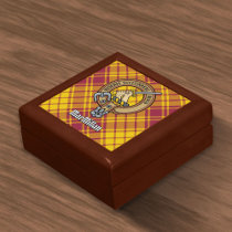 Clan MacMillan Crest over Dress Tartan Gift Box