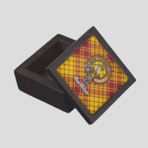 Clan MacMillan Crest over Dress Tartan Gift Box