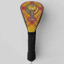 Clan MacMillan Crest over Dress Tartan Golf Head Cover