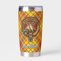 Clan MacMillan Crest over Dress Tartan Insulated Tumbler