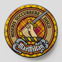Clan MacMillan Crest over Dress Tartan PopSocket