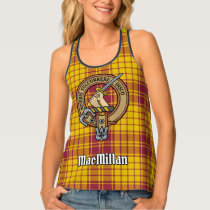 Clan MacMillan Crest over Dress Tartan Tank Top