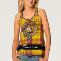 Clan MacMillan Crest over Dress Tartan Tank Top