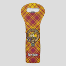 Clan MacMillan Crest over Dress Tartan Wine Bag