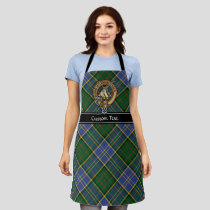 Clan MacMillan Crest over Hunting Tartan Apron