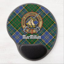 Clan MacMillan Crest over Hunting Tartan Gel Mouse Pad