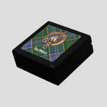 Clan MacMillan Crest over Hunting Tartan Gift Box