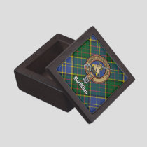 Clan MacMillan Crest over Hunting Tartan Gift Box