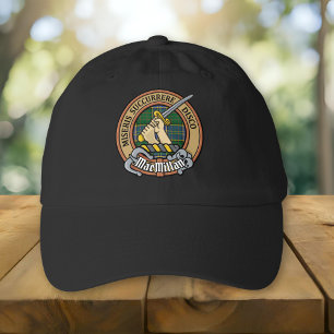 Clan MacMillan Crest over Hunting Tartan Hat