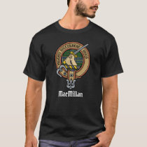 Clan MacMillan Crest over Hunting Tartan T-Shirt