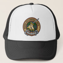 Clan MacMillan Crest over Hunting Tartan Trucker Hat