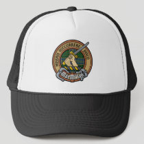 Clan MacMillan Crest over Hunting Tartan Trucker Hat