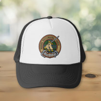 Clan MacMillan Crest over Hunting Tartan Trucker Hat