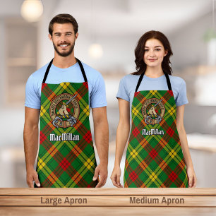 Clan MacMillan Crest over Tartan Apron