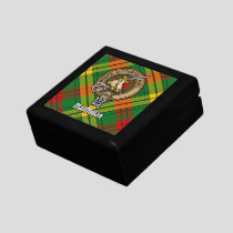 Clan MacMillan Crest over Tartan Gift Box