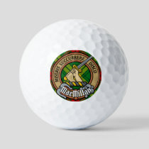Clan MacMillan Crest over Tartan Golf Balls