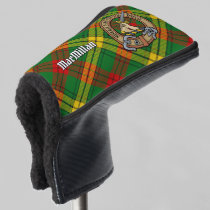 Clan MacMillan Crest over Tartan Golf Head Cover