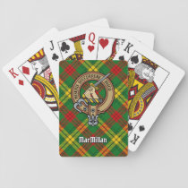 Clan MacMillan Crest over Tartan Playing Cards