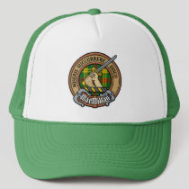 Clan MacMillan Crest over Tartan Trucker Hat