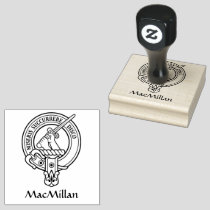 Clan MacMillan Crest Rubber Stamp