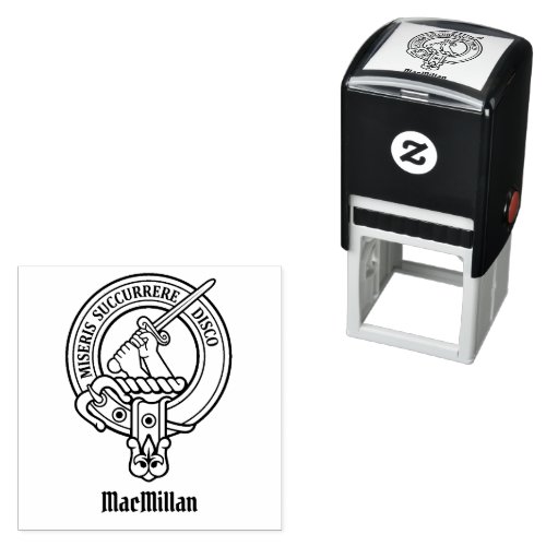 Clan MacMillan Crest Self_inking Stamp
