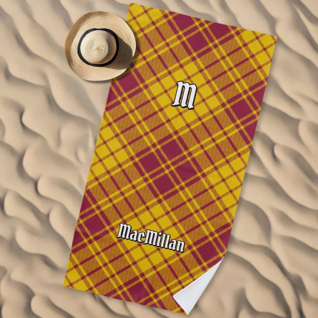 Clan MacMillan Dress Tartan Beach Towel (Creator Uploaded)