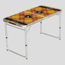 Clan MacMillan Dress Tartan Beer Pong Table