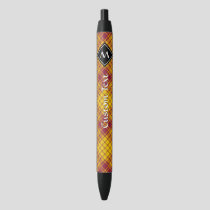 Clan MacMillan Dress Tartan Black Ink Pen