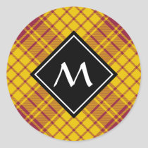 Clan MacMillan Dress Tartan Classic Round Sticker