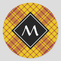 Clan MacMillan Dress Tartan Classic Round Sticker