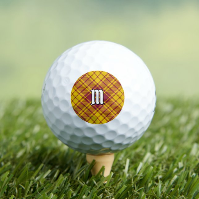 Clan MacMillan Dress Tartan Golf Balls (Insitu Tee)
