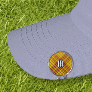 Clan MacMillan Dress Tartan Golf Hat Clip