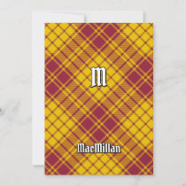 Clan MacMillan Dress Tartan Invitation