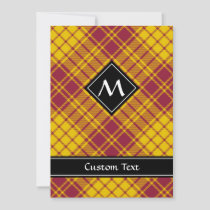 Clan MacMillan Dress Tartan Invitation