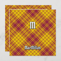 Clan MacMillan Dress Tartan Invitation