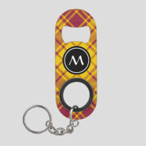 Clan MacMillan Dress Tartan Keychain Bottle Opener