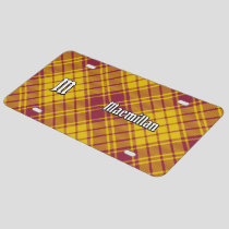 Clan MacMillan Dress Tartan License Plate